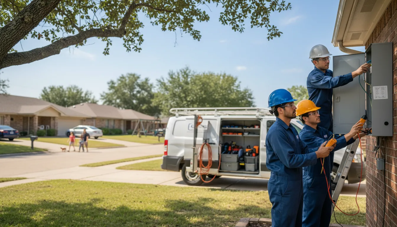 Certified electrician providing emergency electrical services in Inman, NE